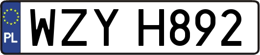 WZYH892