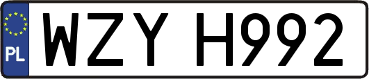 WZYH992