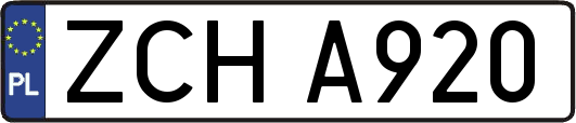 ZCHA920