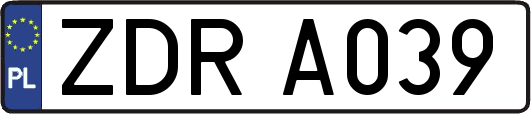 ZDRA039