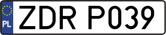 ZDRP039
