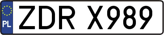 ZDRX989