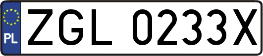 ZGL0233X