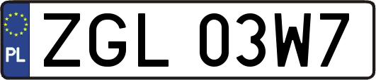 ZGL03W7