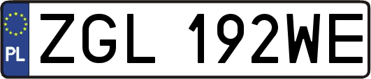 ZGL192WE
