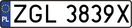 ZGL3839X
