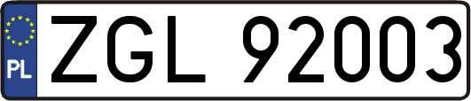 ZGL92003