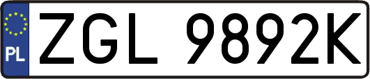 ZGL9892K