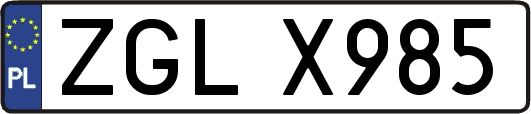 ZGLX985