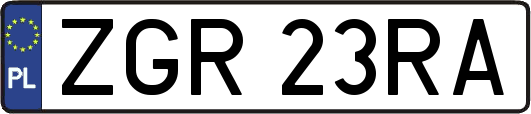 ZGR23RA