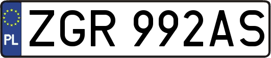 ZGR992AS