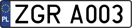 ZGRA003