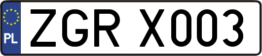 ZGRX003