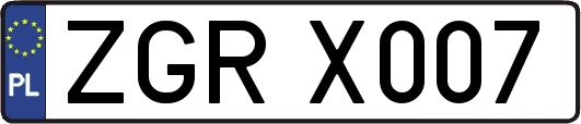 ZGRX007