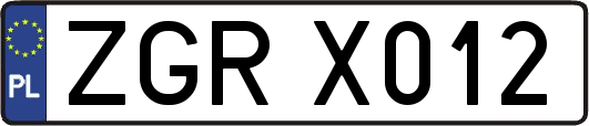 ZGRX012
