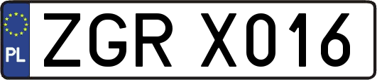 ZGRX016