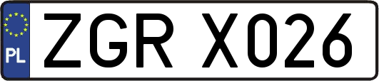 ZGRX026