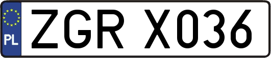 ZGRX036