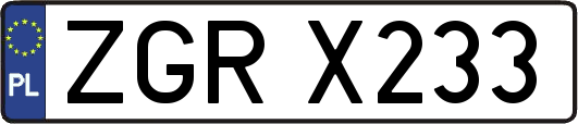 ZGRX233