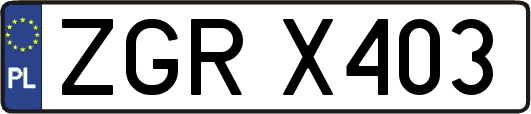 ZGRX403