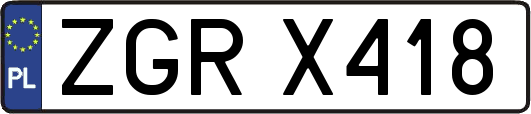 ZGRX418