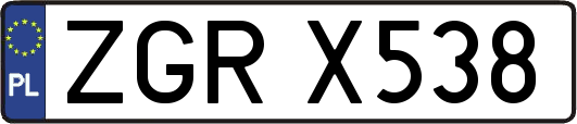 ZGRX538