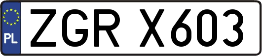 ZGRX603