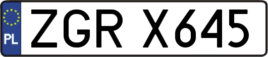 ZGRX645