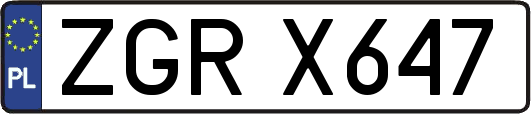 ZGRX647