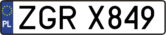 ZGRX849
