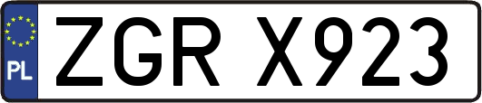 ZGRX923