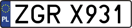 ZGRX931