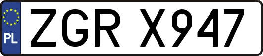 ZGRX947