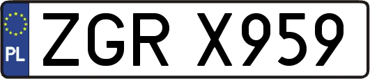 ZGRX959