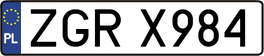 ZGRX984