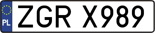 ZGRX989