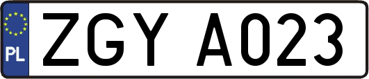 ZGYA023