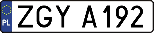 ZGYA192