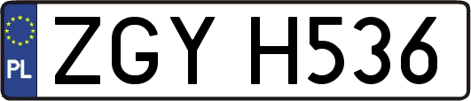 ZGYH536