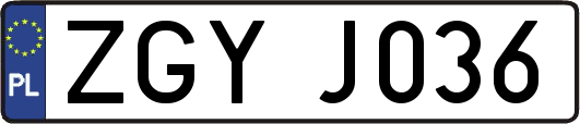 ZGYJ036