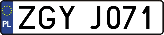 ZGYJ071