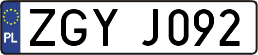 ZGYJ092