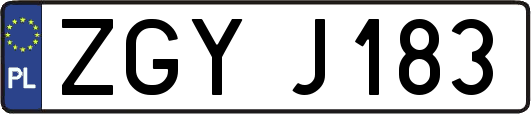 ZGYJ183