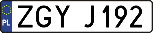 ZGYJ192