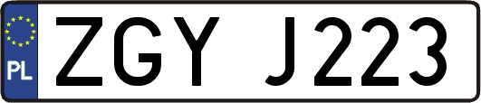 ZGYJ223