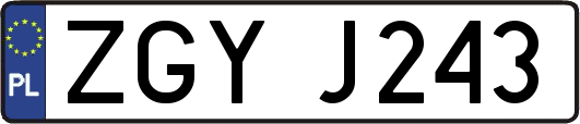 ZGYJ243