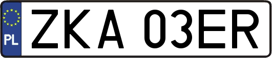 ZKA03ER