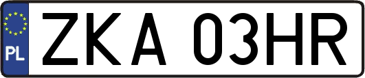 ZKA03HR