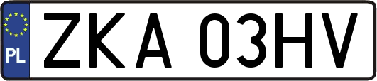 ZKA03HV