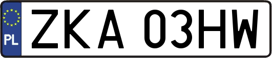 ZKA03HW